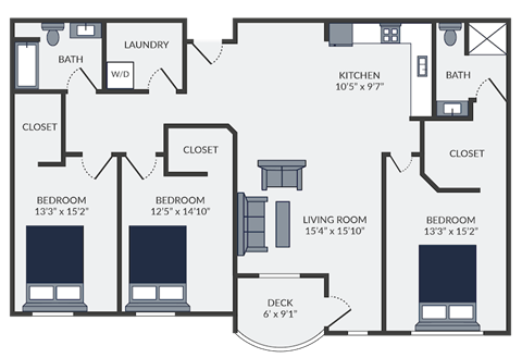 a floor plan of a home